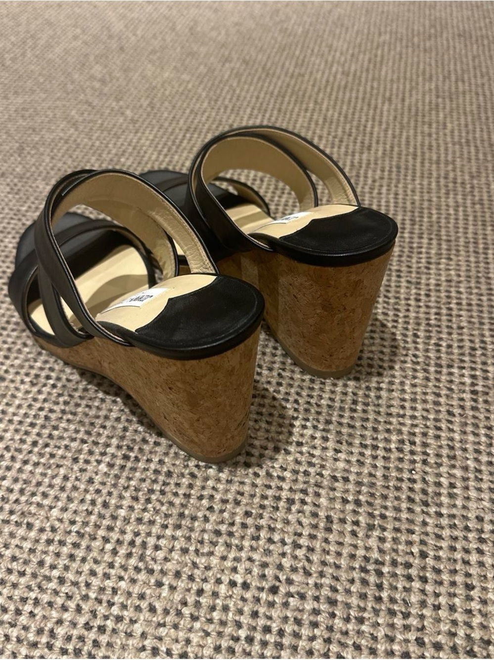Jimmy Choo Black Leather Mules - Picture 3 of 5